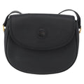 Gucci Vintage Shoulder Bag Leather Black Leather Shoulder Bag Bag (Pre-Owned)