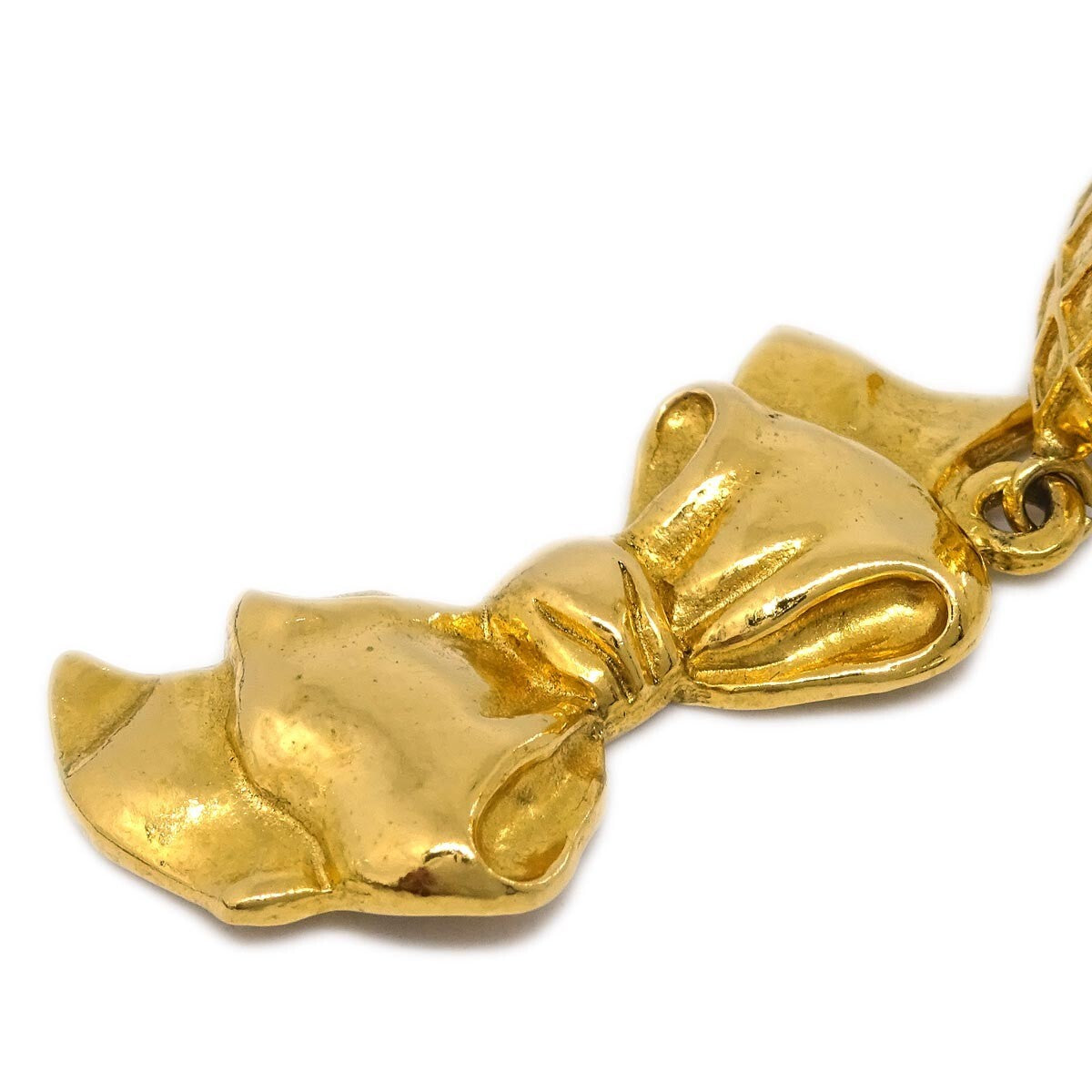 Chanel Cc Rhombus Clip-On Earrings Metal Gold Gold_Plated Earrings Jewelry