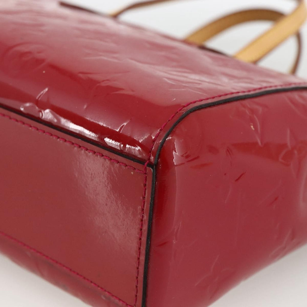 Louis Vuitton Catalina Handbag Monogram Vernis Pink Patent_Leather Tote Bag