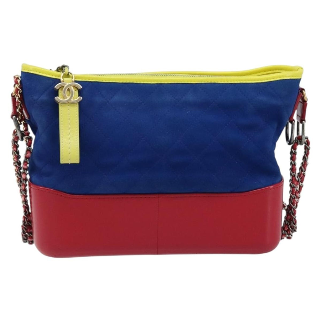 Chanel Gabrielle Hobo Quilted Suede Multicolour Suede Shoulder Bag Bag
