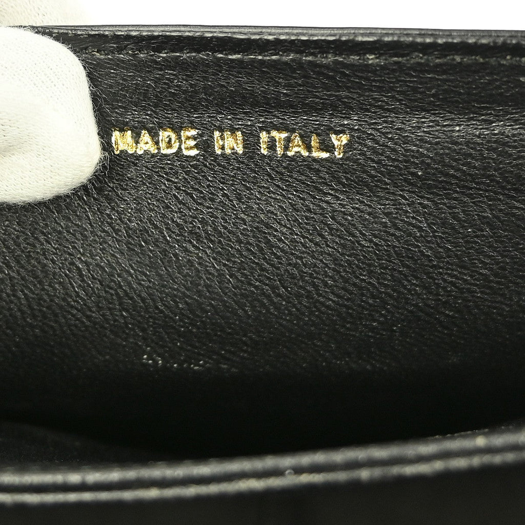 Celine Vintage Shoulder Bag Leather Black Leather Shoulder Bag Bag