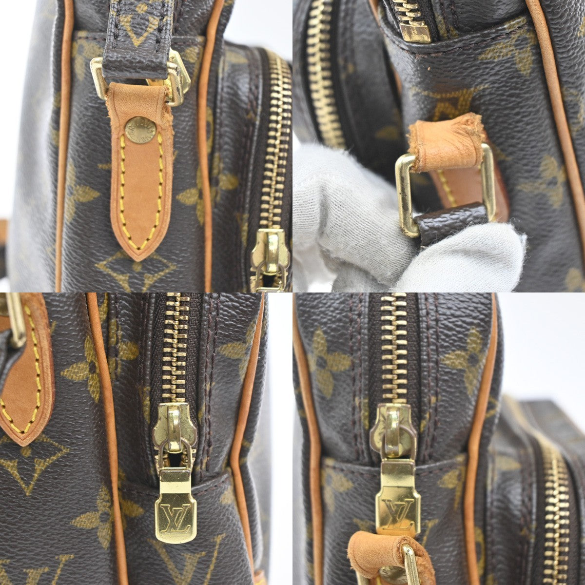 Louis Vuitton Amazone Bag Monogram Canvas Brown Canvas Shoulder Bag