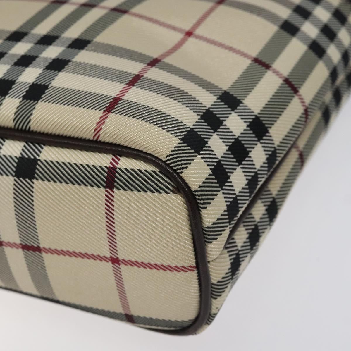 Burberry Nova Check Handbag Nova Check Canvas And Leather Beige Canvas Handbag