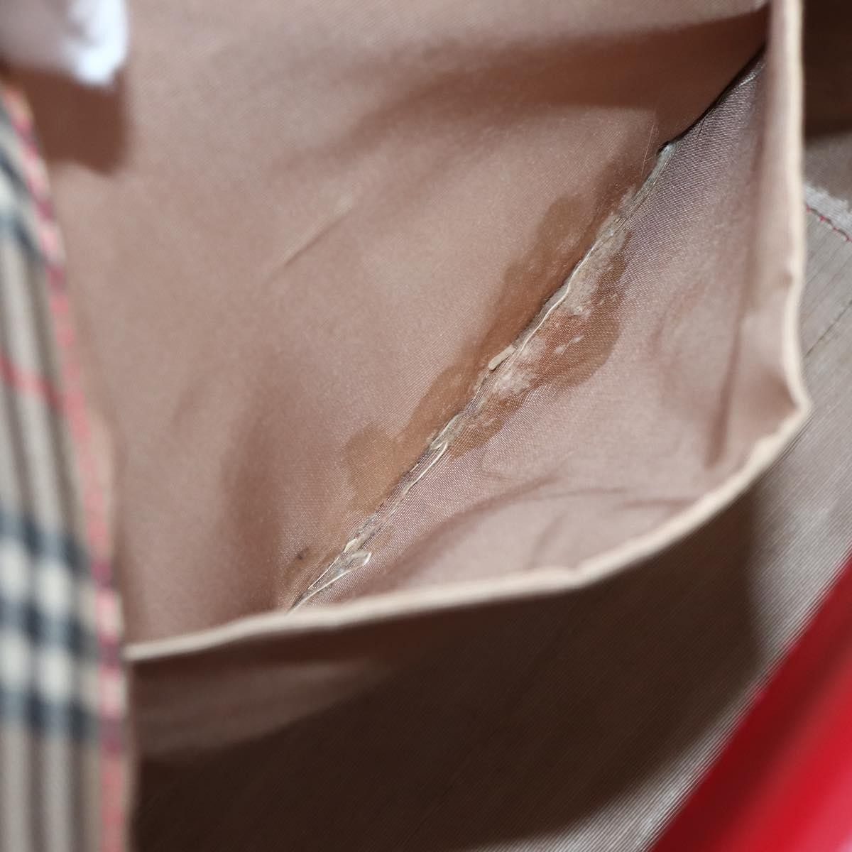 Burberry Nova Check Tote Canvas Check Pattern Beige Canvas Tote Bag