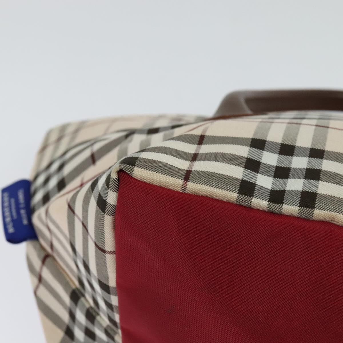 Burberry Nova Check Blue Label Nylon Beige Nylon Tote Bag