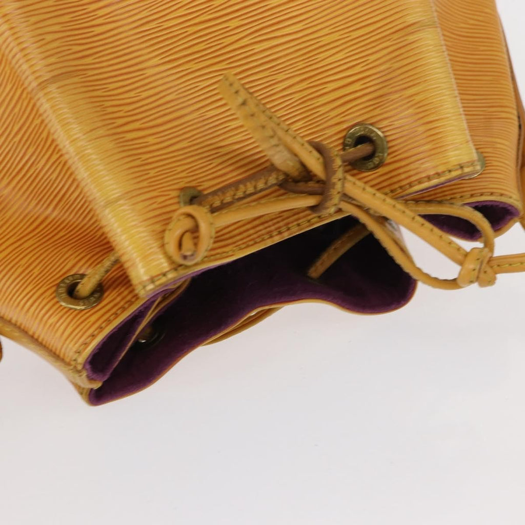 Louis Vuitton Noe Handbag Epi Leather Yellow Leather Shoulder Bag
