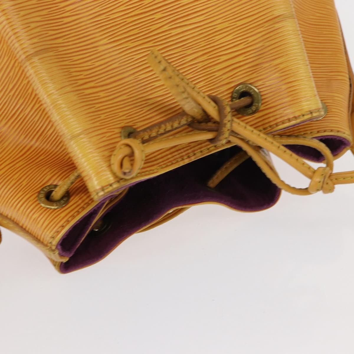 Louis Vuitton Noe Handbag Epi Leather Yellow Leather Shoulder Bag