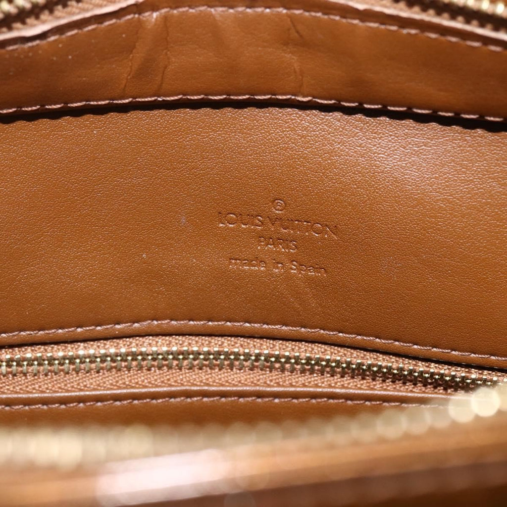 Louis Vuitton Houston Handbag Monogram Vernis Brown Patent_Leather Tote Bag