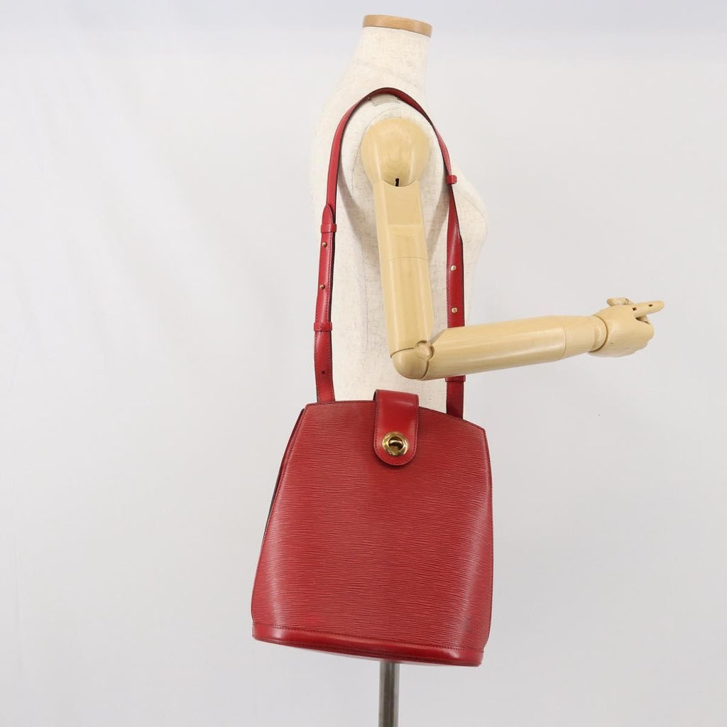 Louis Vuitton Cluny Shoulder Bag Epi Leather Red Leather Shoulder Bag