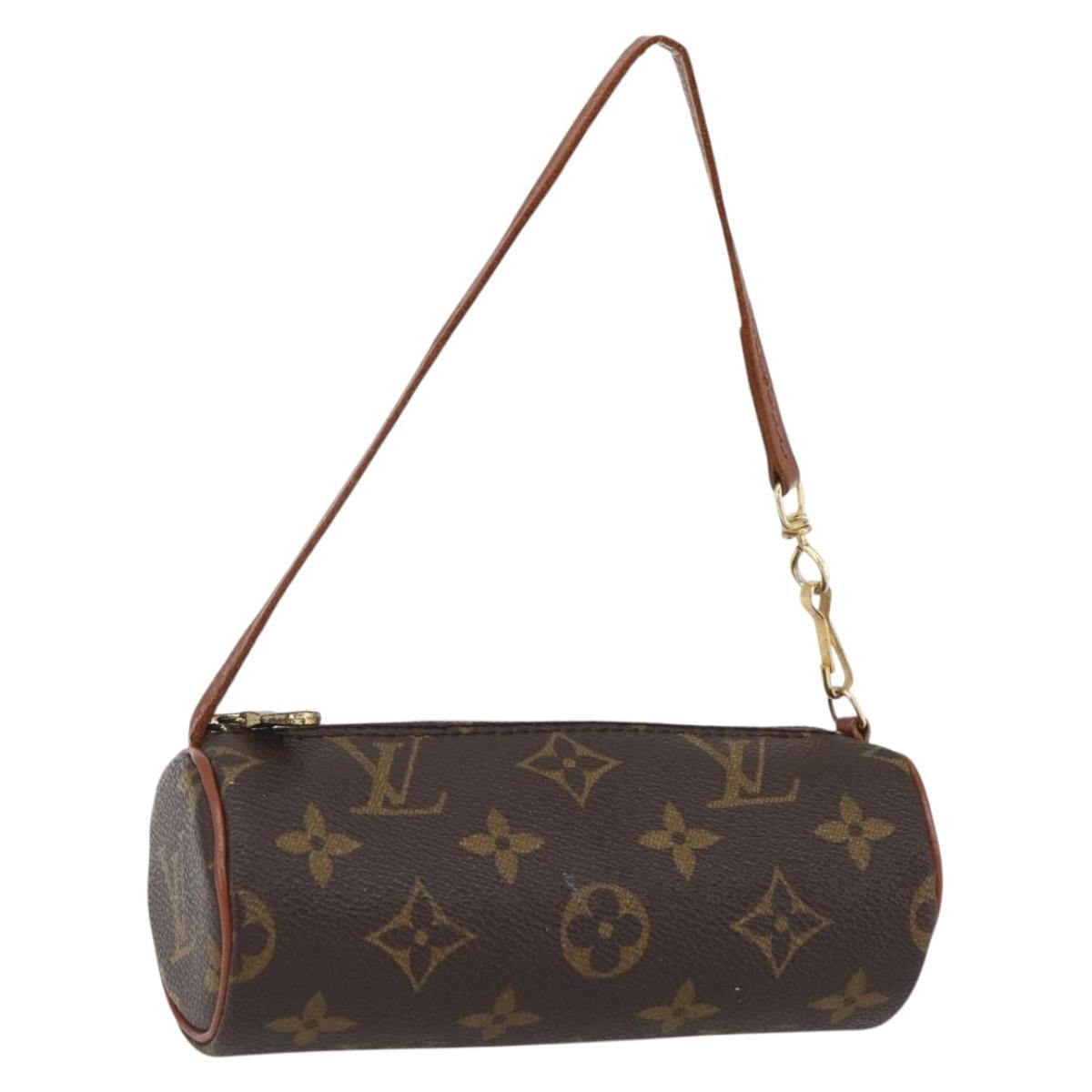Louis Vuitton Papillon Pochette Monogram Canvas Brown Canvas Clutche & Pouche Bag