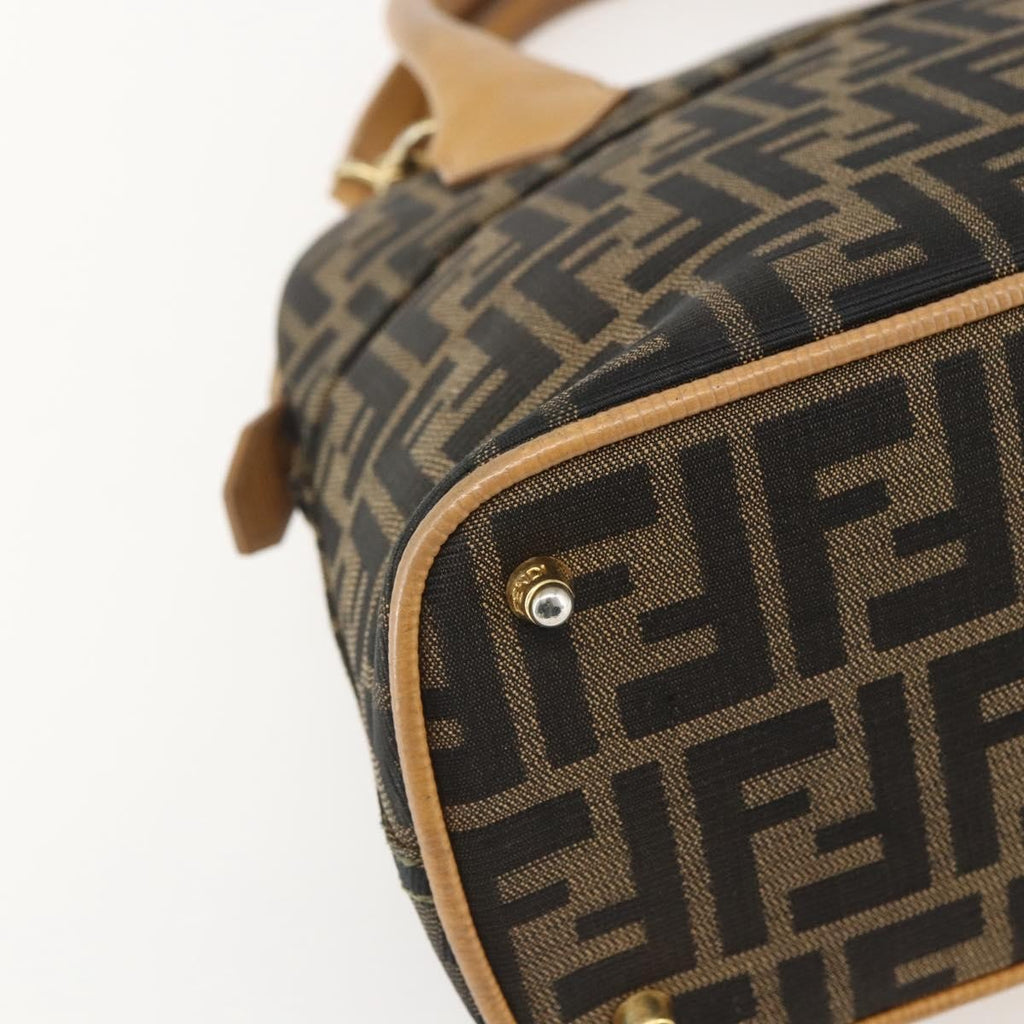 Fendi Vintage Zucca Handbag Zucca Brown Canvas Handbag