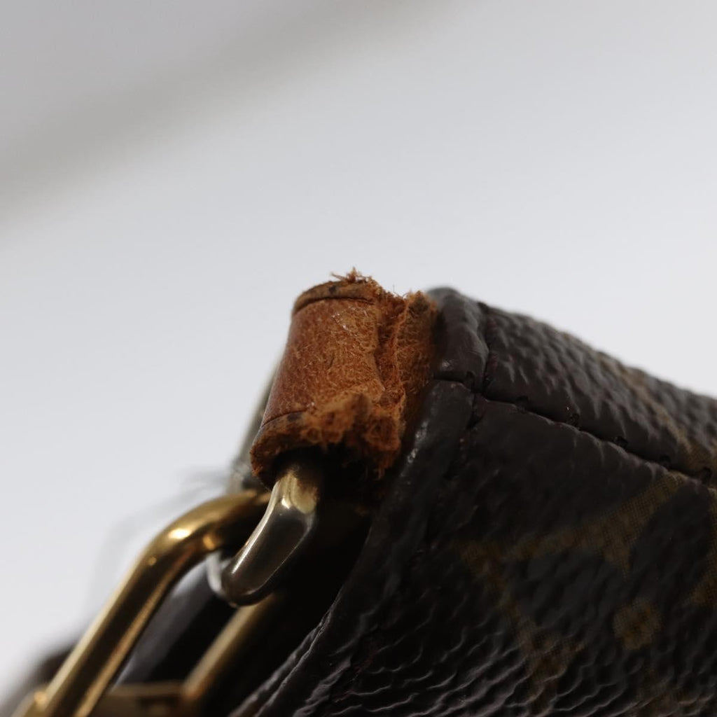Louis Vuitton Partition Wristlet Clutch Monogram Canvas Brown Canvas Clutche & Pouche Bag