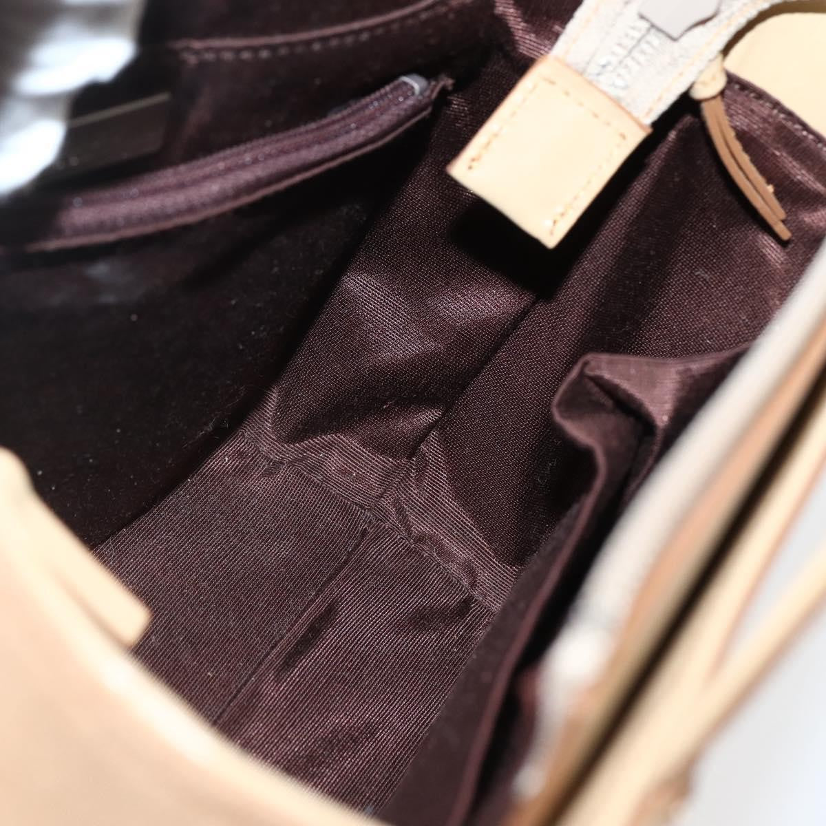 Burberry Vintage Handbag Leather Beige Leather Handbag
