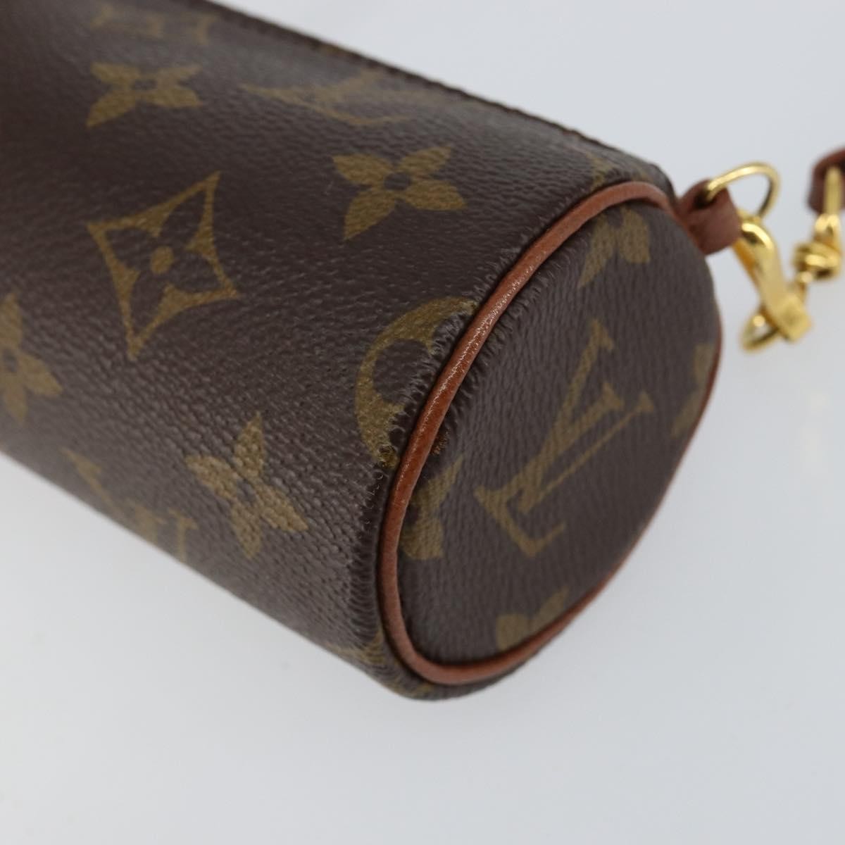 Louis Vuitton Papillon Pochette Monogram Canvas Brown Canvas Clutche & Pouche Bag
