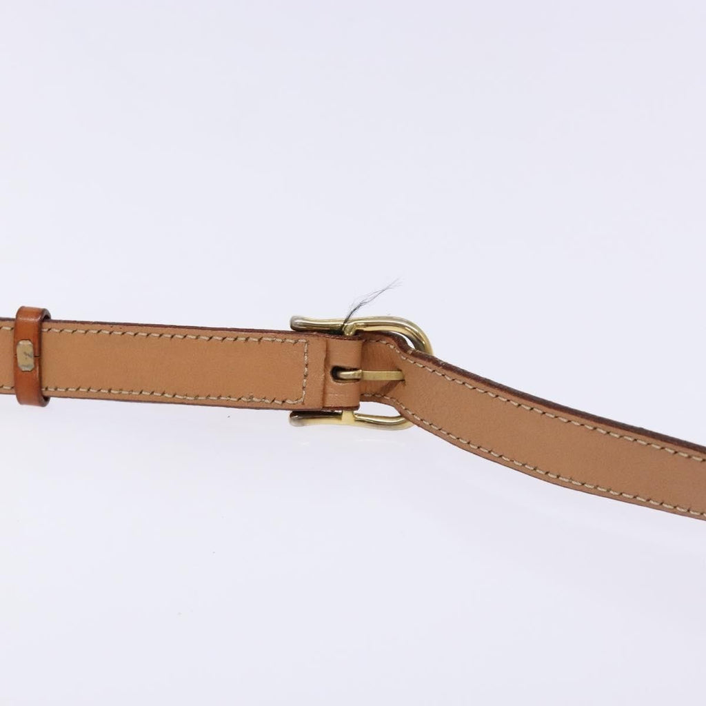 Celine Vintage Macadam Shoulder Bag Canvas Brown Canvas Bag