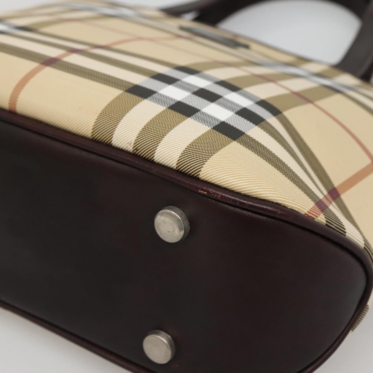 Burberry Nova Check Handbag Nova Check Canvas Beige Canvas Handbag