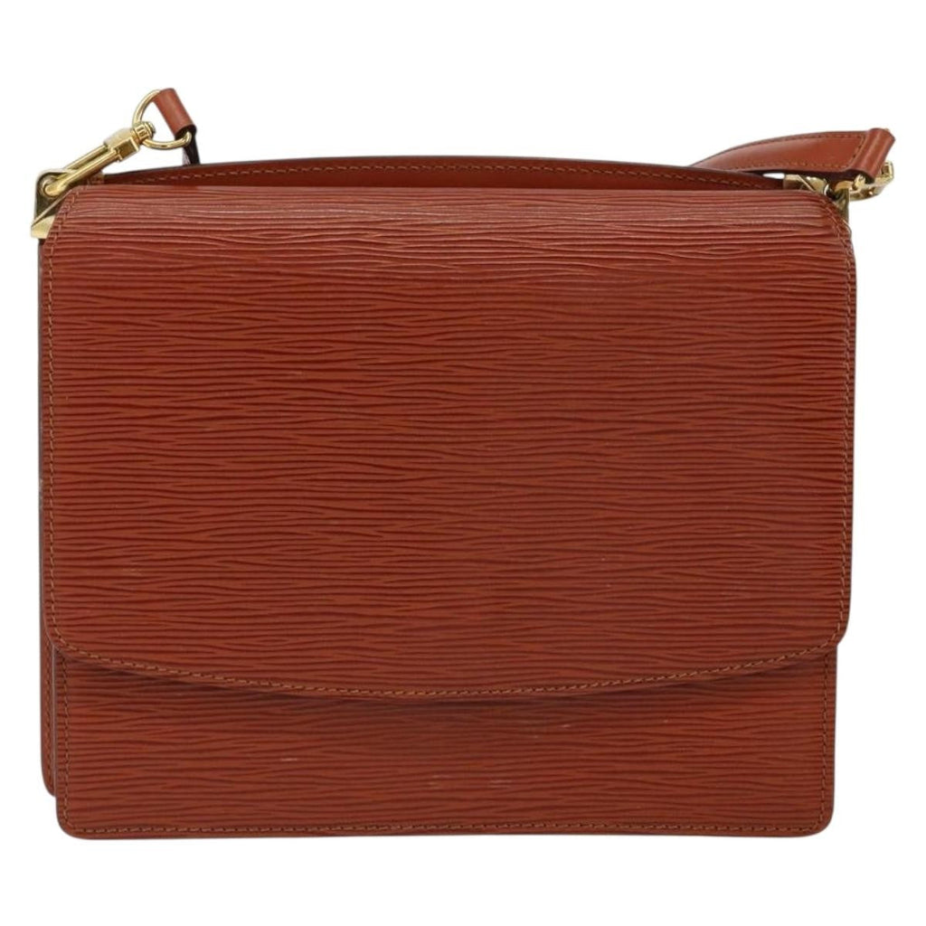 Louis Vuitton Grenelle Shoulder Bag Epi Leather Brown Leather Shoulder Bag