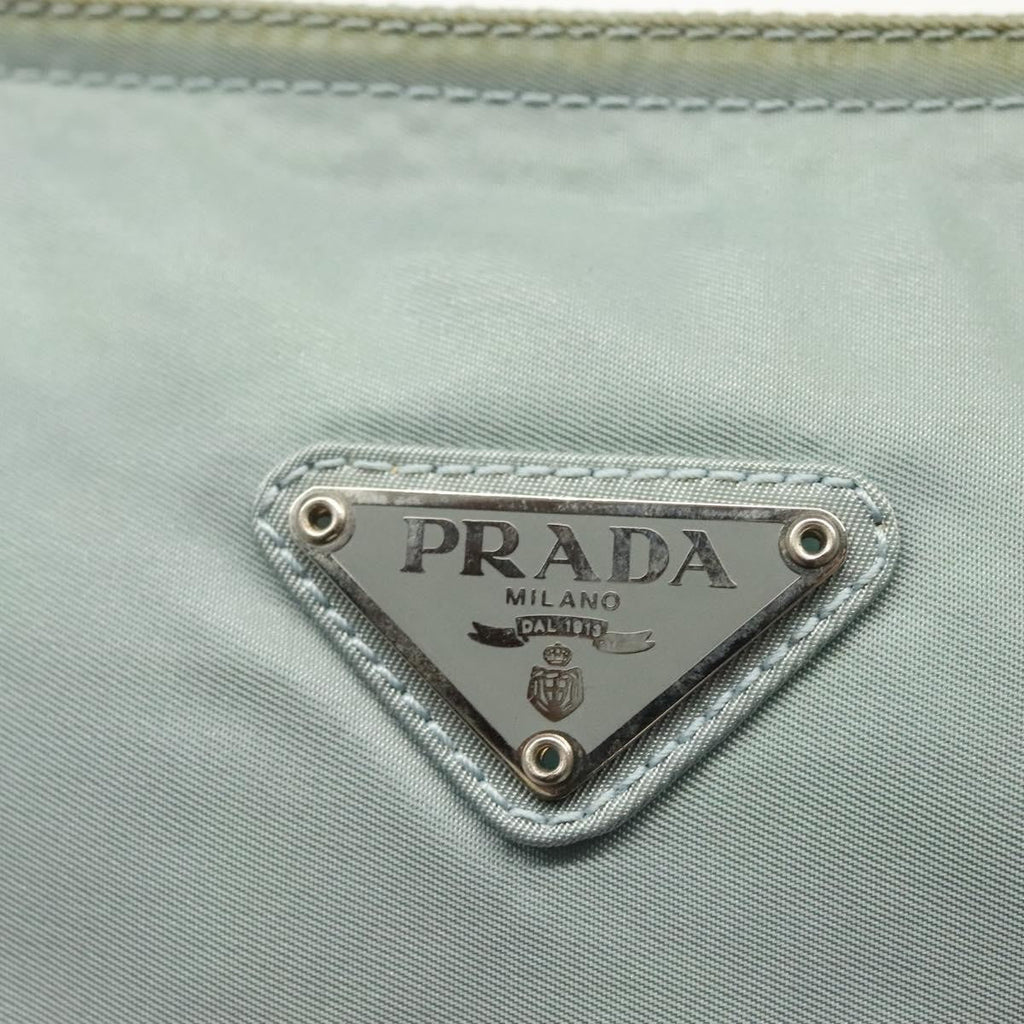 Prada Flat Messenger Bag Tessuto Blue Nylon Shoulder Bag Bag