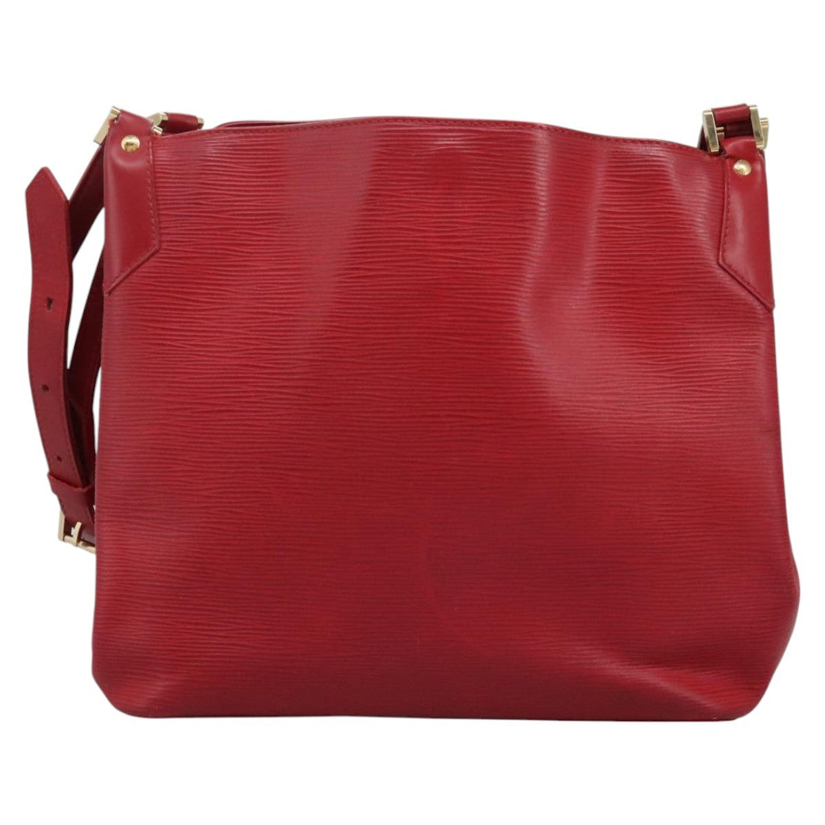 Louis Vuitton Mandara Handbag Epi Leather Red Leather Shoulder Bag