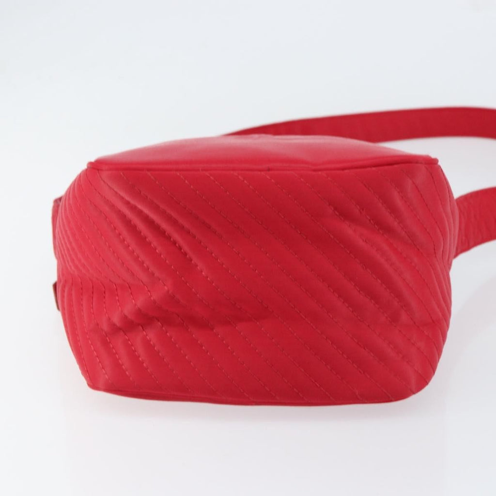 Saint Laurent Vintage Shoulder Bag Nylon Red Nylon Shoulder Bag Bag (Pre-Owned)
