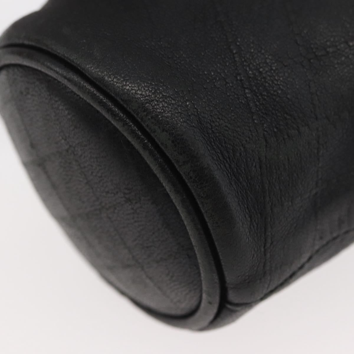 Chanel Camellia Clutch Bag Leather Black Leather Clutche & Pouche Bag