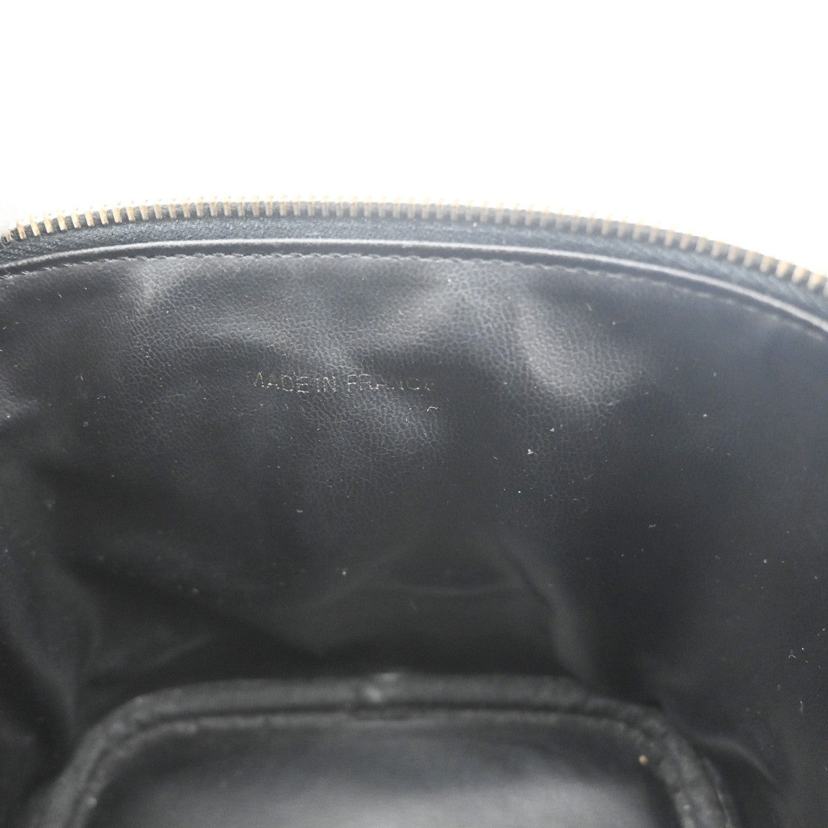 Chanel Vintage Timeless Cosmetic Case Caviar Black Leather Handbag