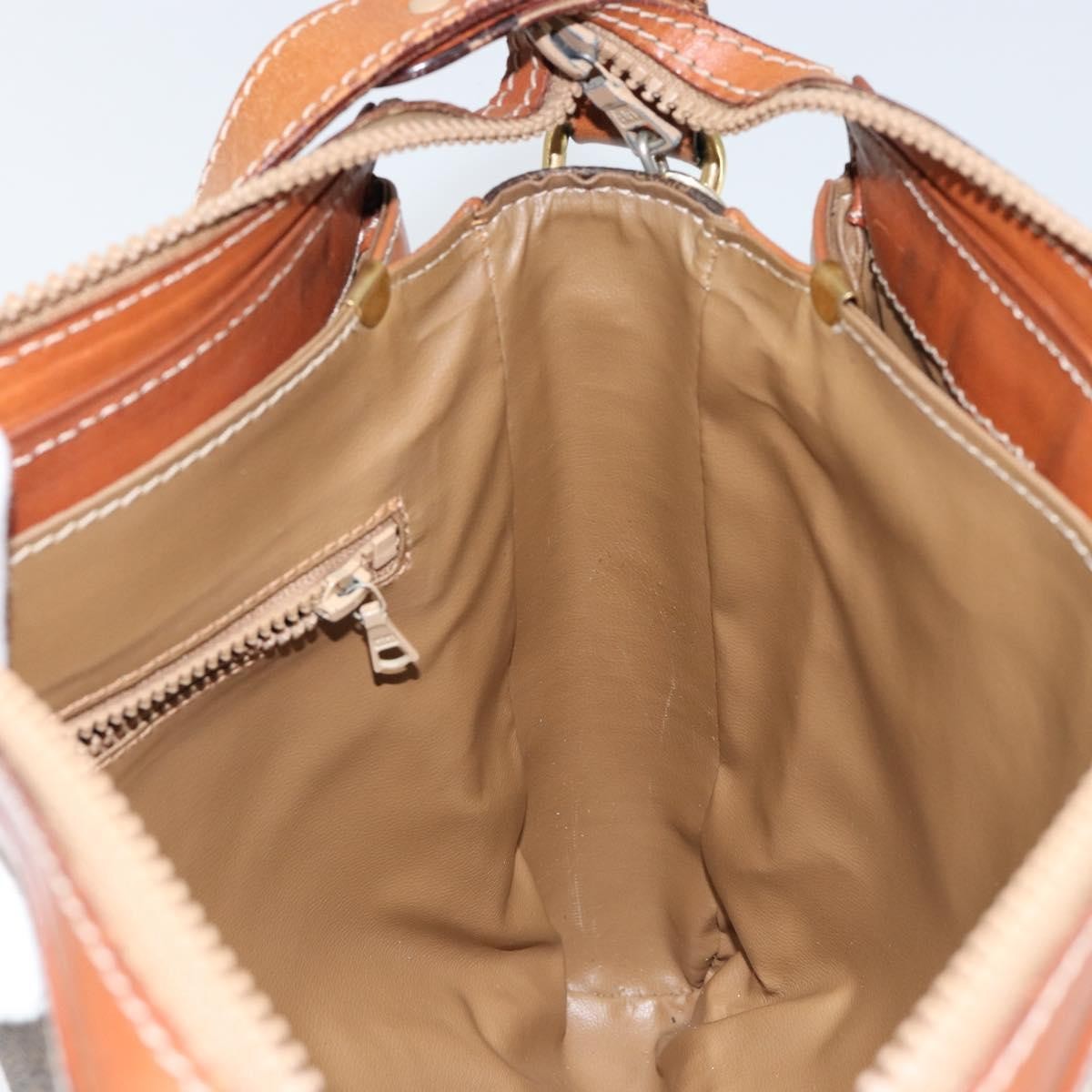 Celine Macadam Shoulder Bag Pvc Leather Brown Canvas Shoulder Bag Bag