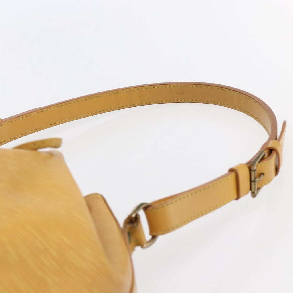 Louis Vuitton Petit Noe Handbag Epi Leather Yellow Leather Shoulder Bag