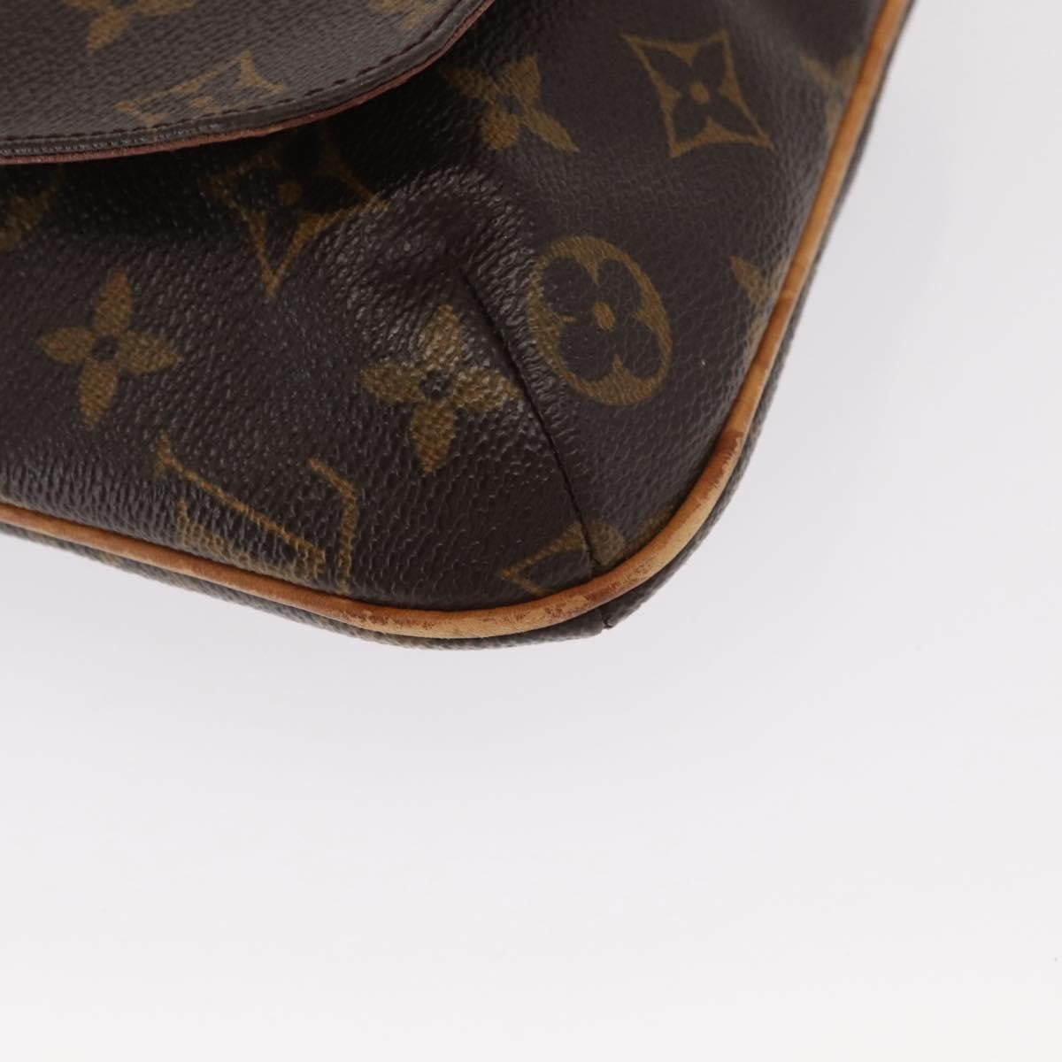Louis Vuitton Musette Salsa Handbag Monogram Canvas Brown Canvas Shoulder Bag