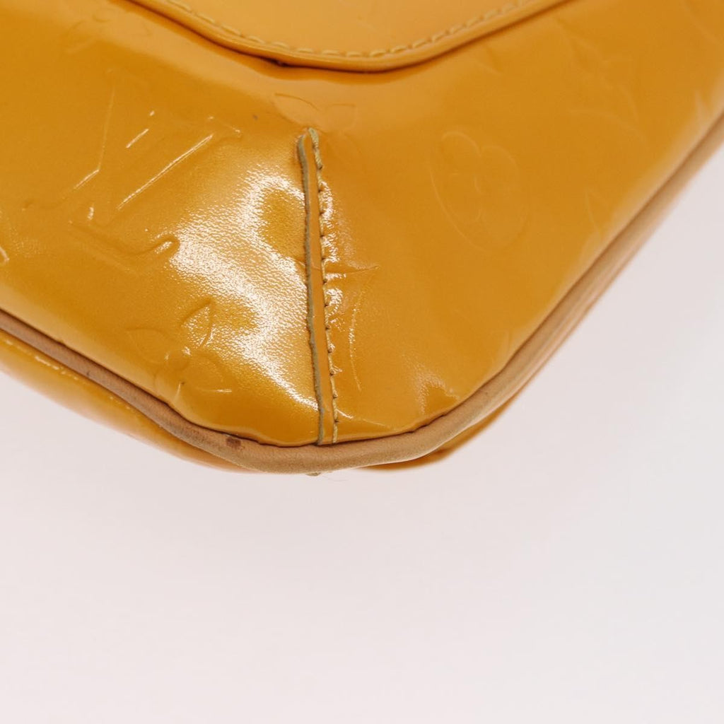 Louis Vuitton Thompson Street Handbag Monogram Vernis Yellow Patent_Leather Shoulder Bag
