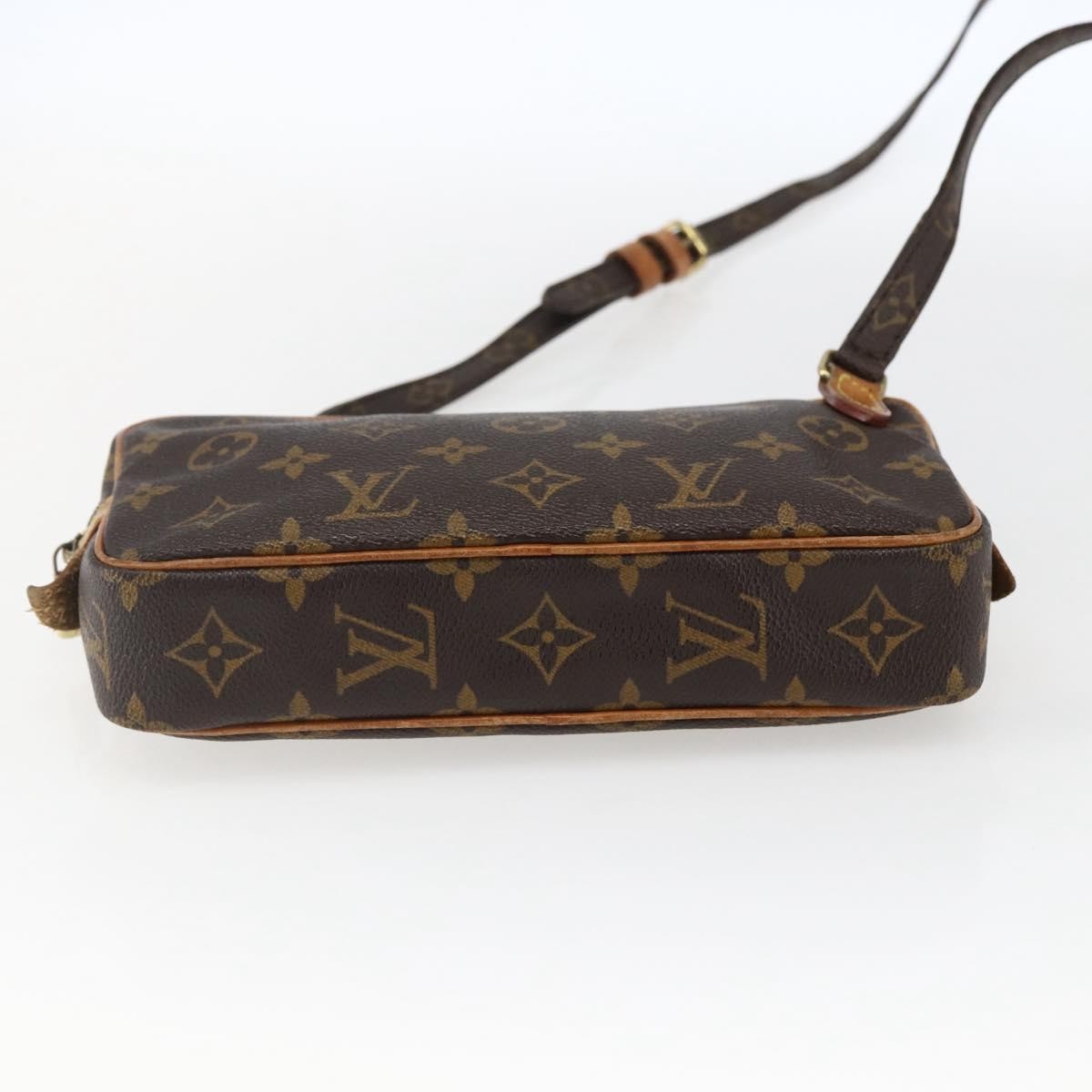 Louis Vuitton Pochette Marly Bandouliere Bag Monogram Canvas Brown Canvas Shoulder Bag