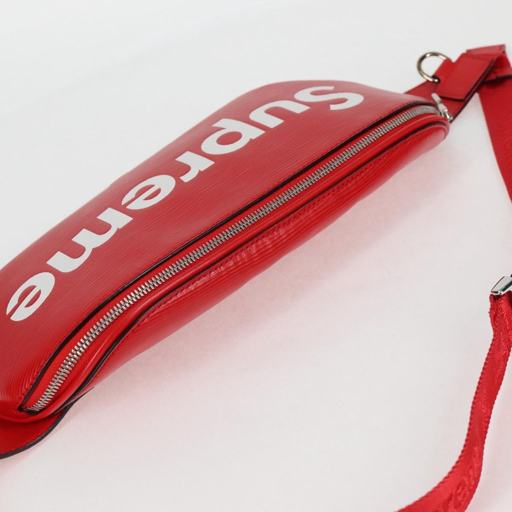 Louis Vuitton Louis Vuitton X Supreme Waist Bag Epi Leather Red Leather Clutche & Pouche Bag