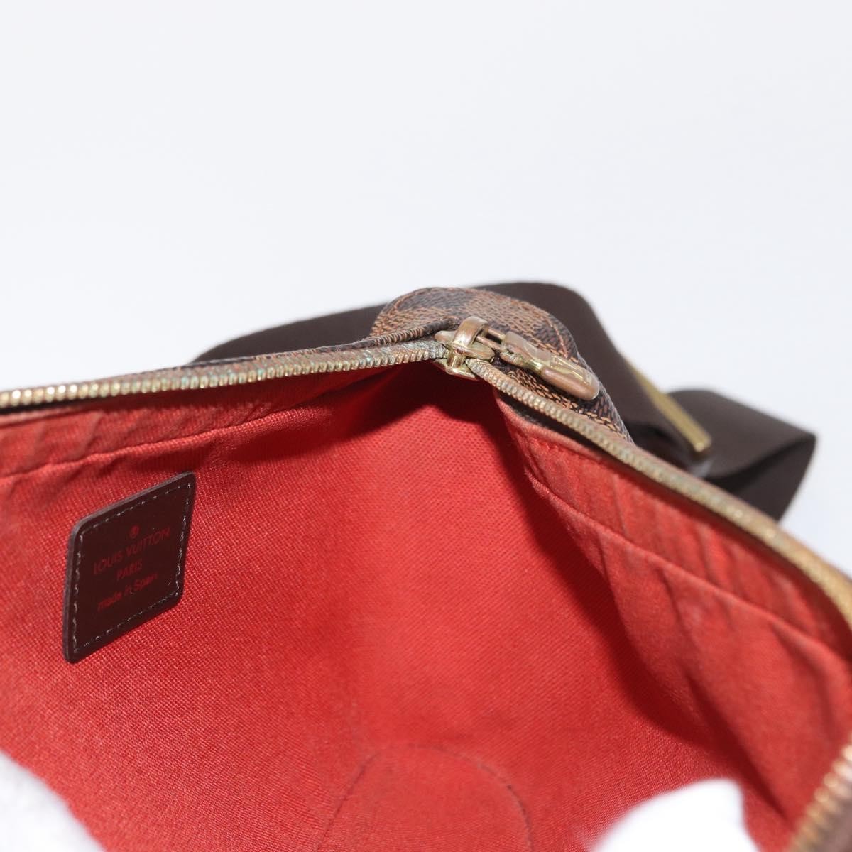 Louis Vuitton Geronimos Waist Bag Damier Brown Canvas Clutche & Pouche Bag