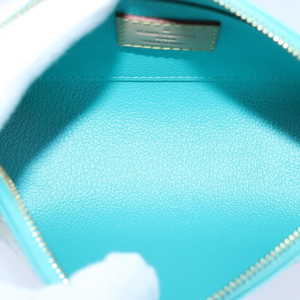 Louis Vuitton Cosmetic Pouch Monogram Vernis Blue Patent_Leather Clutche & Pouche Bag