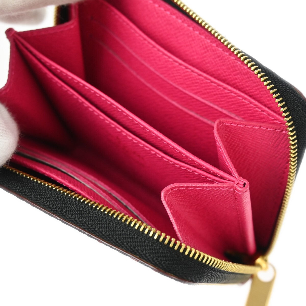 Louis Vuitton Porte-Monnaie Zippy Wallet Monogram Multicolor Black Canvas Wallets Accessory