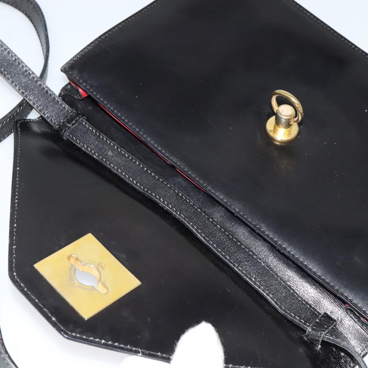Celine Envelope Shoulder Bag Leather Black Leather Shoulder Bag Bag