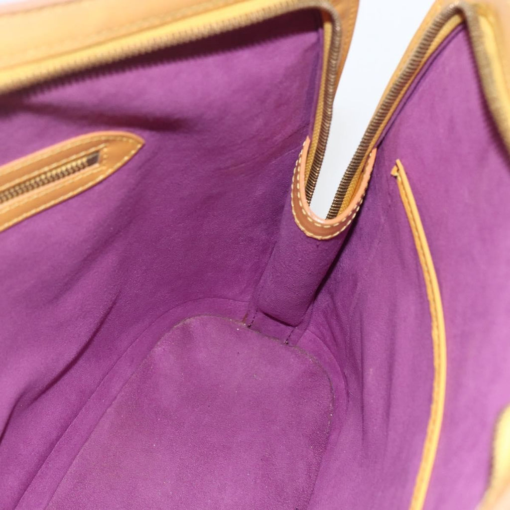 Louis Vuitton Lussac Handbag Epi Leather Yellow Leather Shoulder Bag