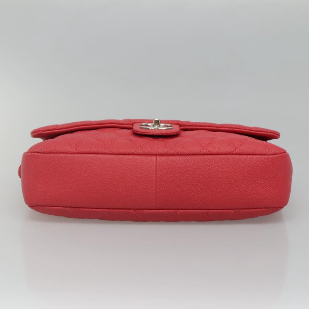 Chanel Flap Shoulder Bag Quilted Lambskin Pink Calfskin Shoulder Bag Bag