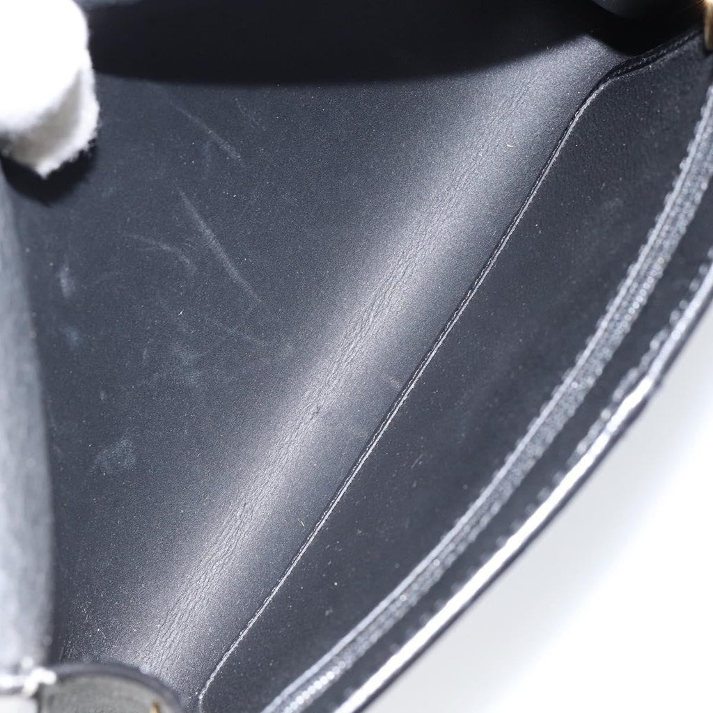 Christian Dior Vintage Honeycomb Flap Crossbody Bag Coated Canvas Black Canvas Shoulder Bag Bag (Pre-Owned)