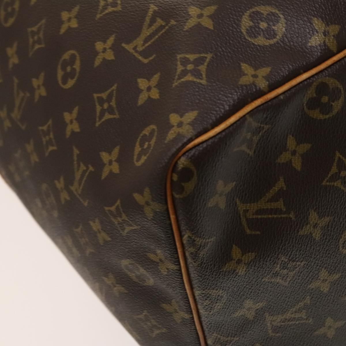 Louis Vuitton Keepall Bag Monogram Canvas Brown Canvas Travel Bag