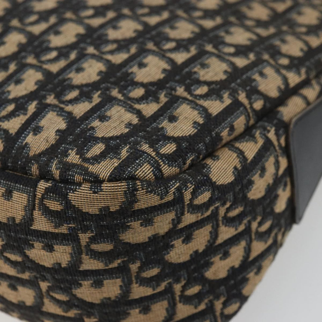 Christian Dior Trotter Shoulder Bag Canvas Navy Canvas Shoulder Bag Bag (Pre-Owned)