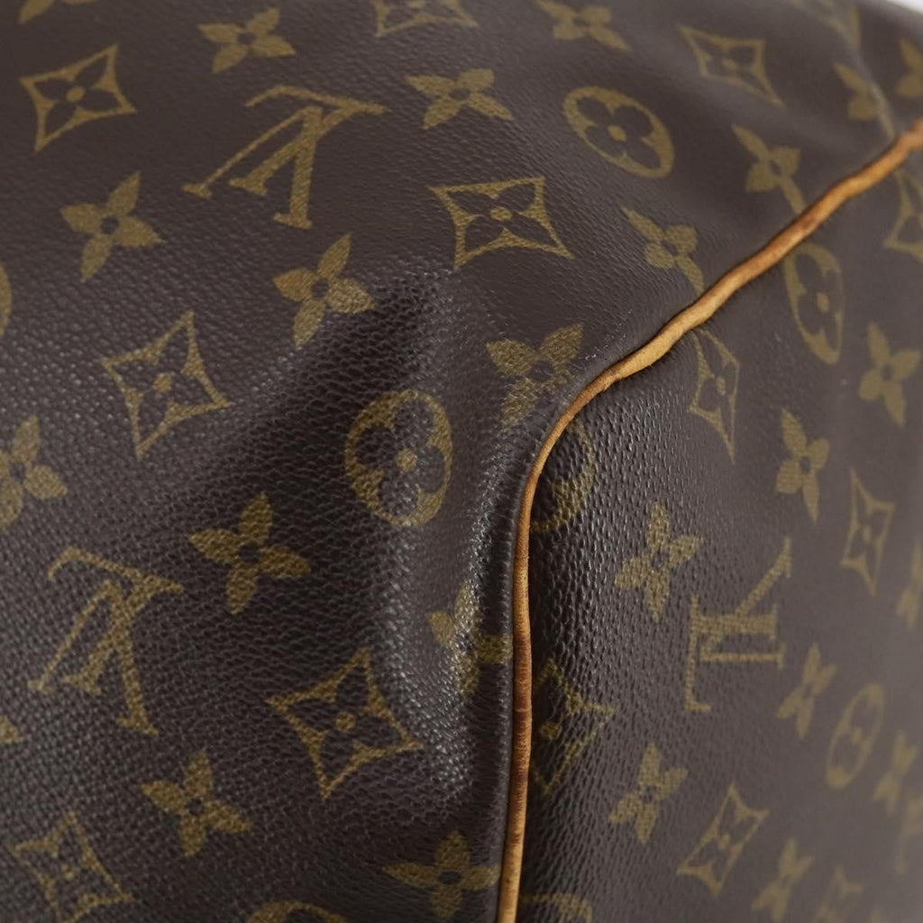 Louis Vuitton Keepall Bag Monogram Canvas Brown Canvas Travel Bag
