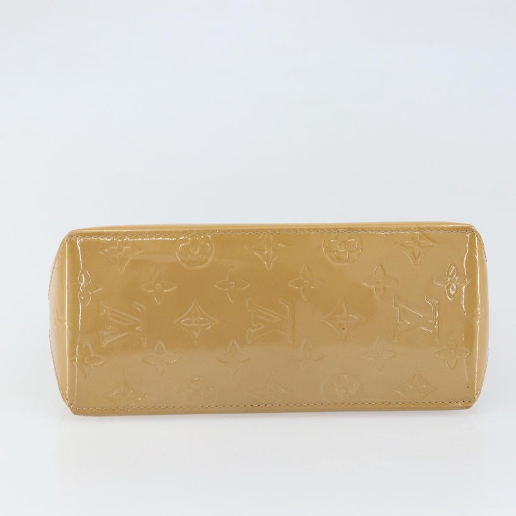 Louis Vuitton Reade Handbag Monogram Vernis Beige Patent_Leather Handbag