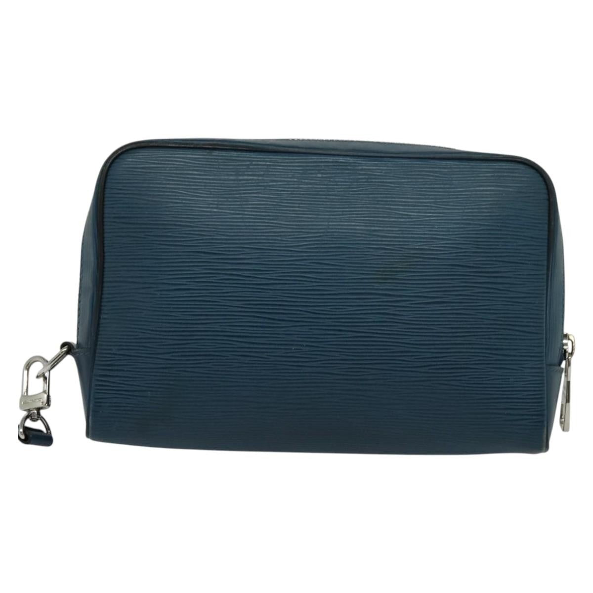 Louis Vuitton Neo Hoche Clutch Epi Leather Blue Leather Clutche & Pouche Bag