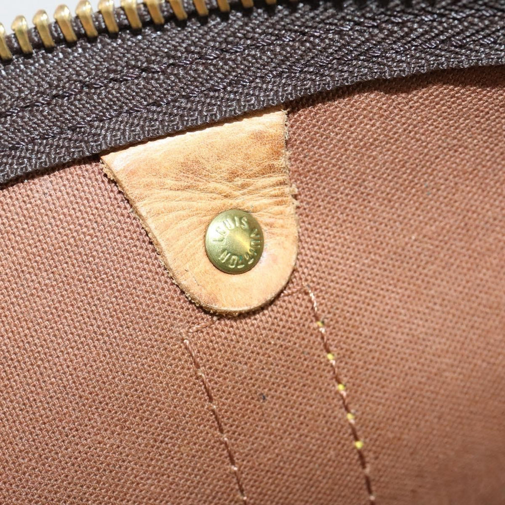 Louis Vuitton Keepall Bag Monogram Canvas Brown Canvas Travel Bag