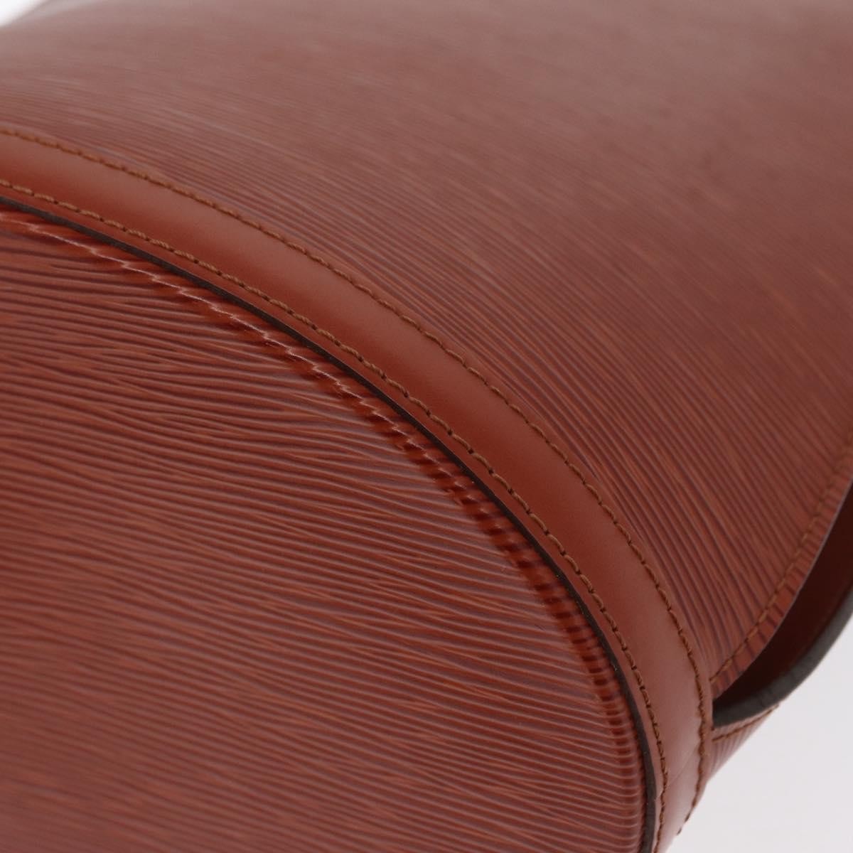 Louis Vuitton Cluny Shoulder Bag Epi Leather Brown Leather Shoulder Bag