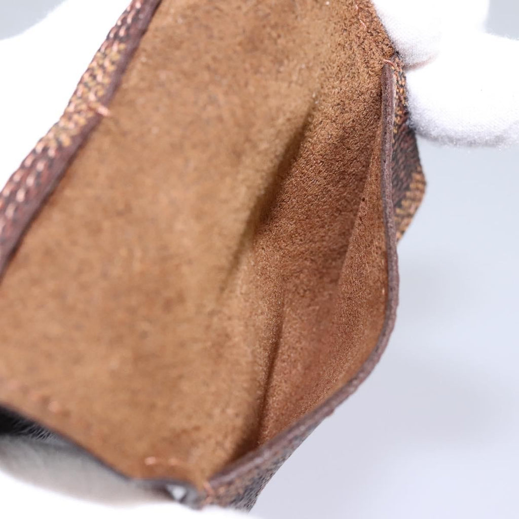 Louis Vuitton Cufflinks Case Damier Brown Canvas Cufflinks Jewelry