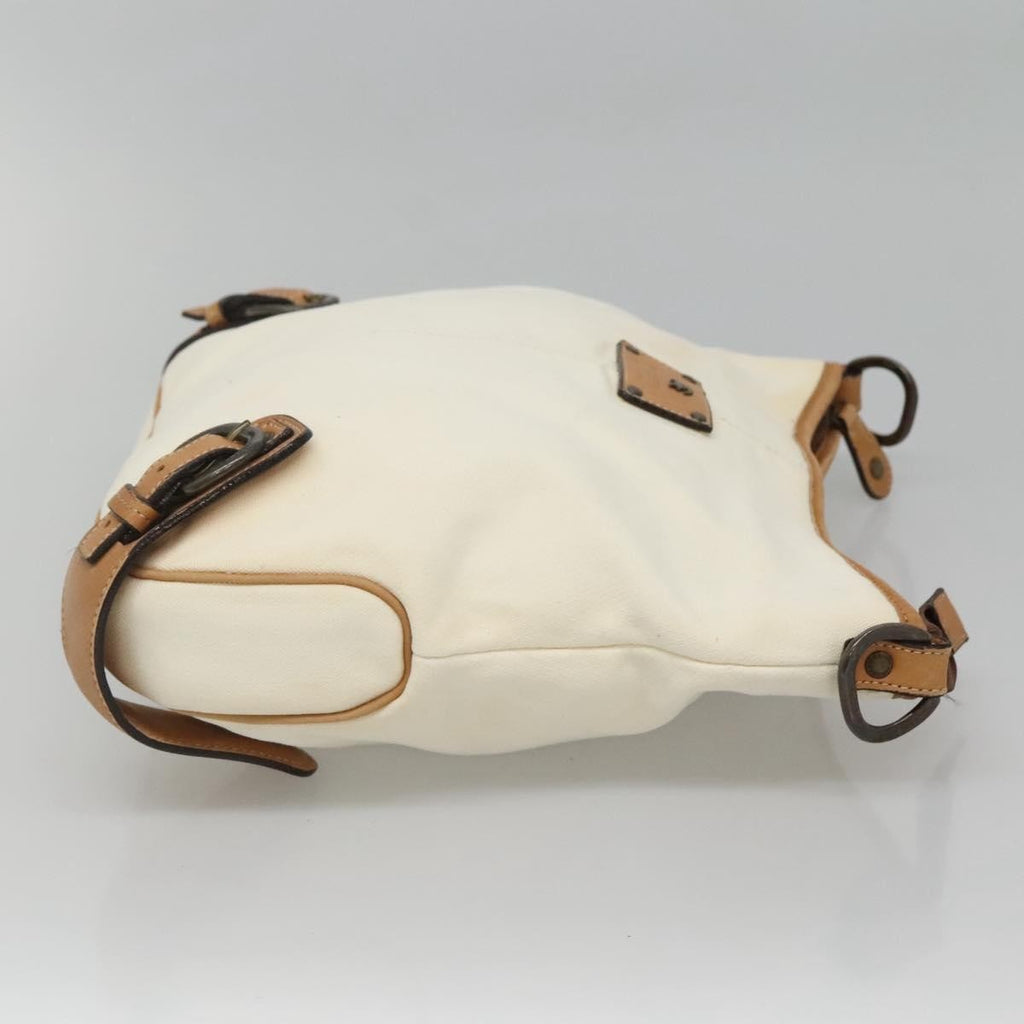 Burberry Blue Label Shoulder Bag Canvas White Canvas Shoulder Bag