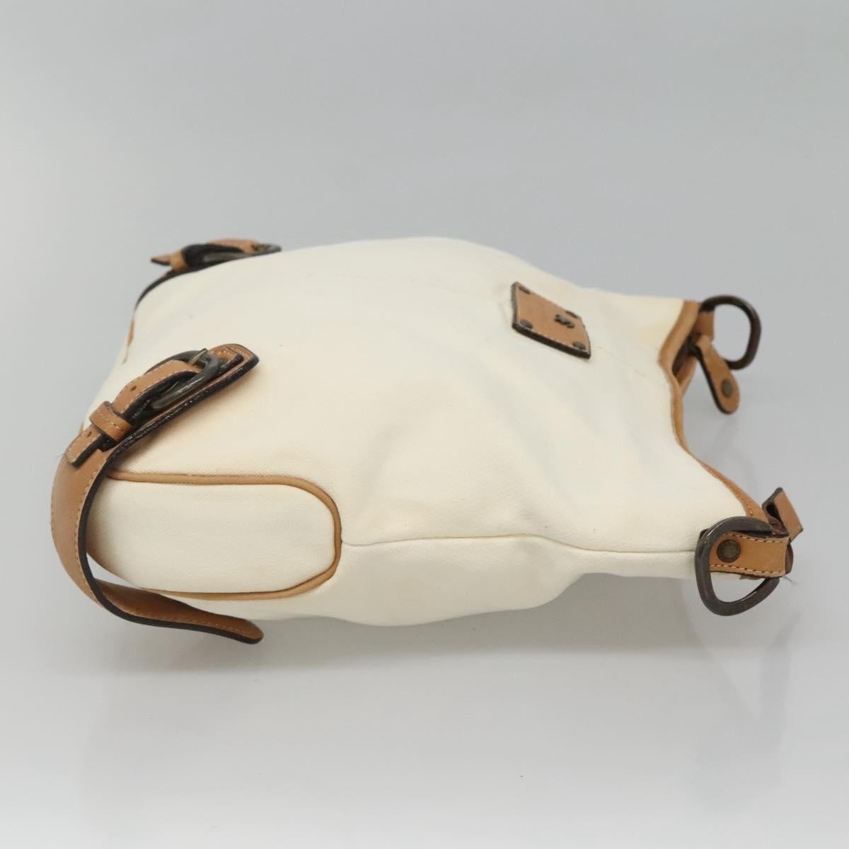 Burberry Blue Label Shoulder Bag Canvas White Canvas Shoulder Bag