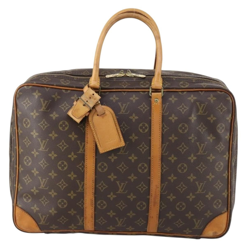 Louis Vuitton Sirius Handbag Monogram Canvas Brown Canvas Travel Bag